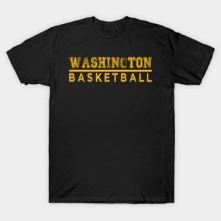 Awesome Basketball Washington Proud Name Vintage Beautiful Team T-Shirt